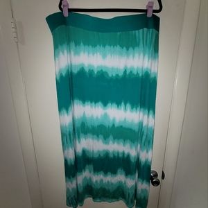 Plus size maxi skirt